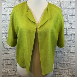 Kate Spade Green Cropped Micah Jacket